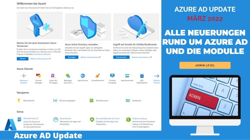 Azure Update für den Monat März 2022